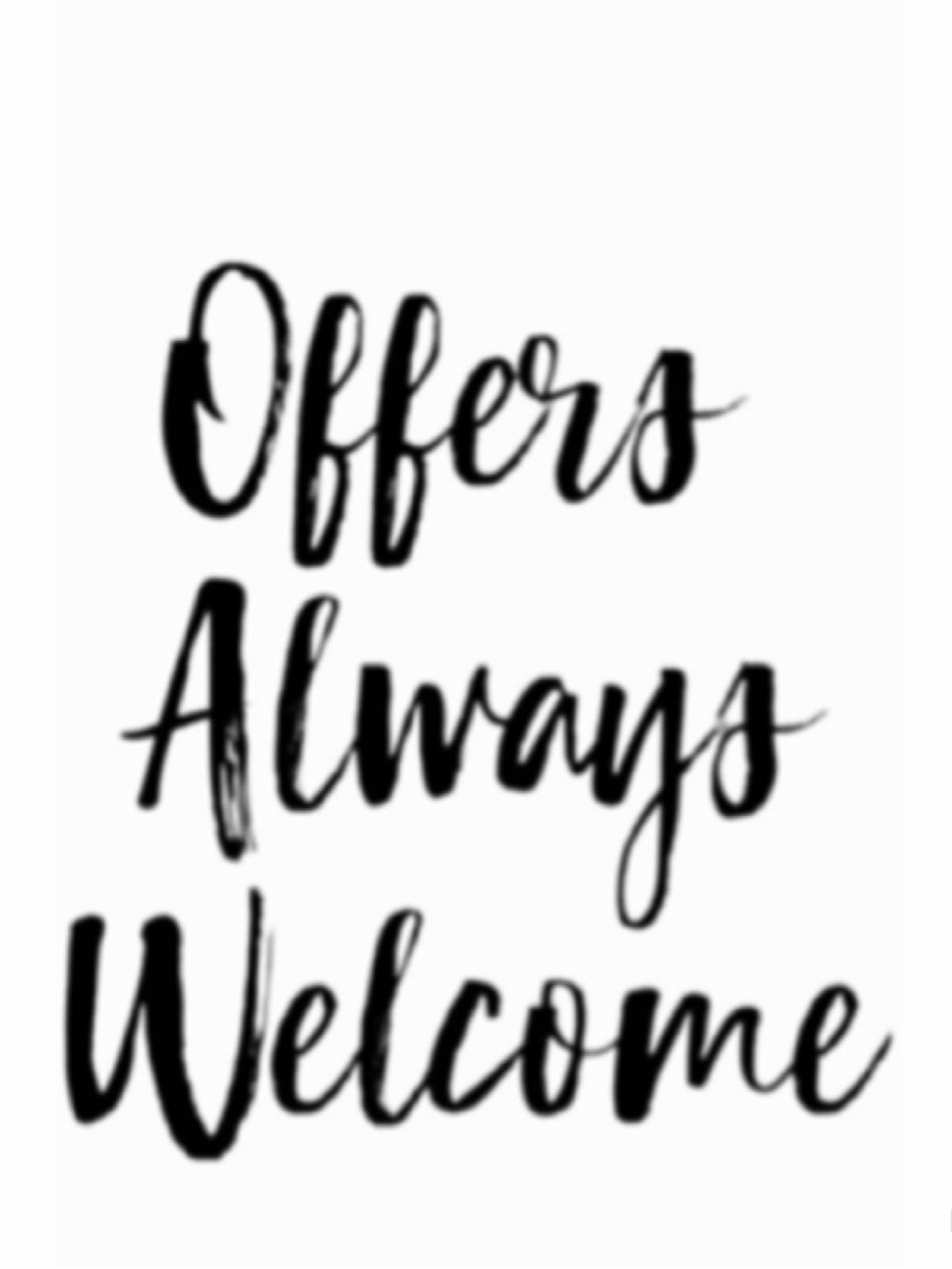 Make an offer!
